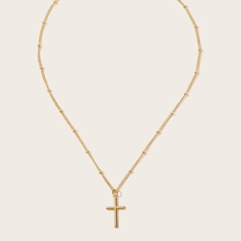 Gold Cross Necklace